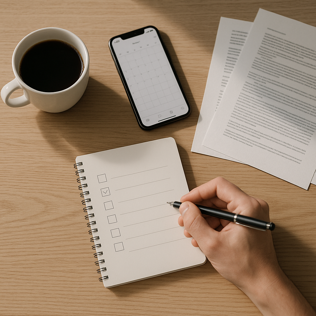 Hverdagsjura: en enkel tjekliste til travle hverdage