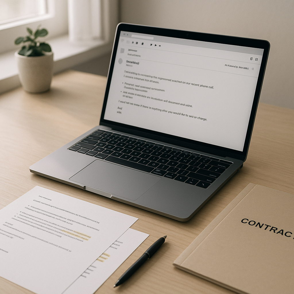 Aftaler på mail: sådan står du stærkere juridisk